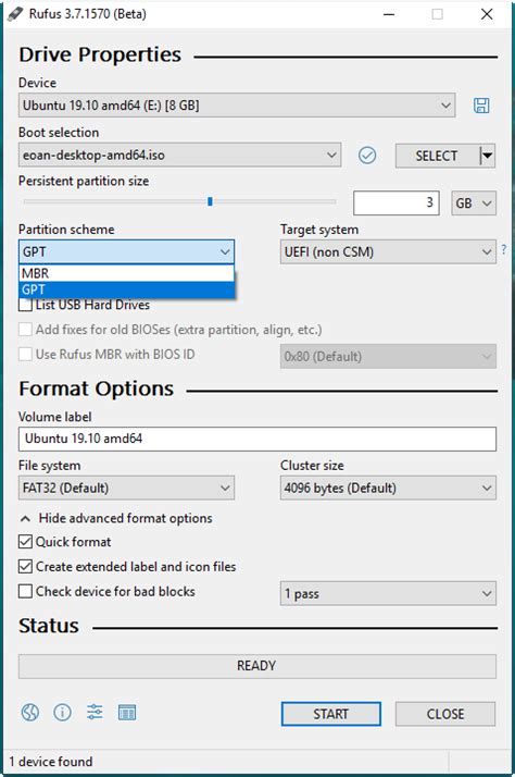 rufus linux mint persistent, Rufus persistent ubuntu debian creating. Rufus: creating a persistent storage live usb with ubuntu or debian