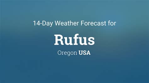 rufus oregon weather, 10 awesome and fun facts about rufus, oregon, united states