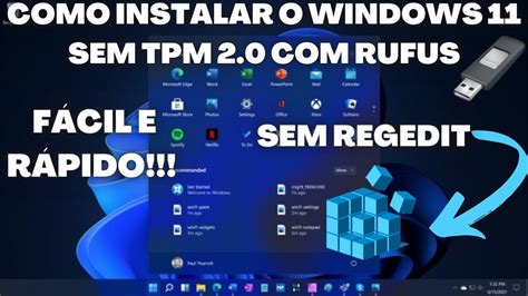 rufus sem tpm 2.0, How to bypass tpm and secure boot using rufus when creating bootable