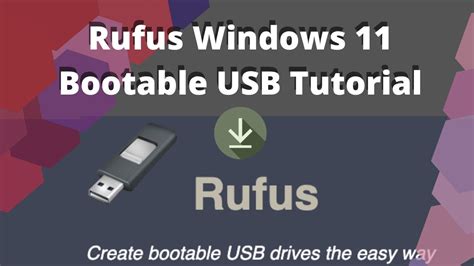 rufus tutorial windows 11, How to create windows 11 bootable usb using rufus