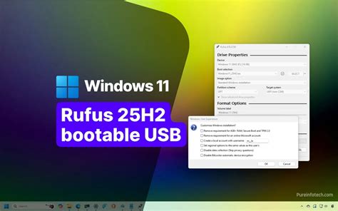 rufus windows 11 password, Rufus windows 11