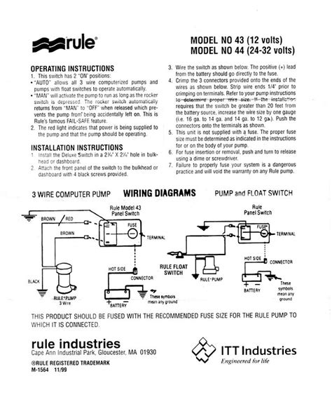 rule mate 750 wiring diagram 