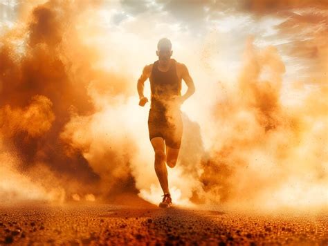 runner with dust cloud silhouette, Maskot runner stock illustrations – 1 maskot runner stock illustrations