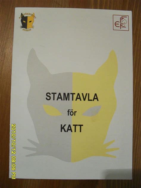 sök stamtavla katt