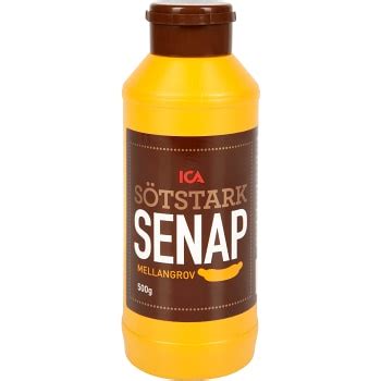 sötstark senap colemans