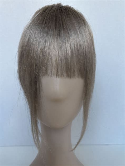 salt and pepper clip in bangs