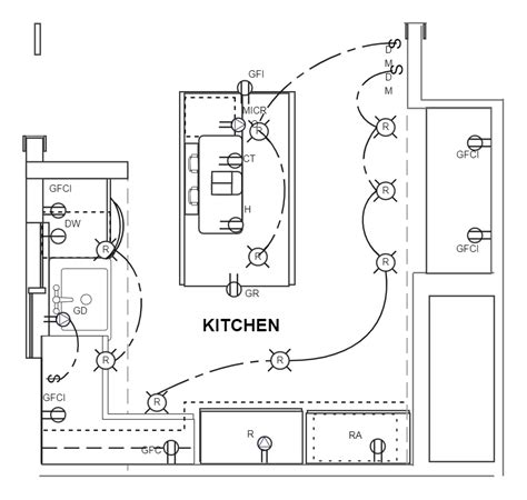 sample kitchen wiring diagram 