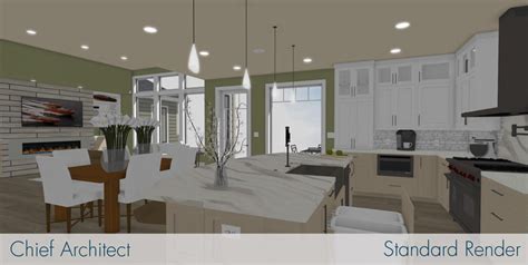 Samples Of Rendering Options In Chief Architect Walkthrough