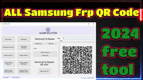 samsung frp bypass qr code setup, Samsung adb enable qr code to frp bypass method 2024 » easy flashing