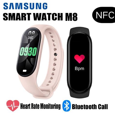 samsung m8 smartwatch, Jual 100%original samsung smartwatch m8 smart band 8 series jam tangan