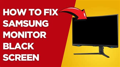 samsung monitor black screen fix, Samsung monitor black screen no menu (8 easy ways to fix it)