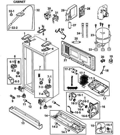 samsung refrigerator rs264absh wiring diagram 