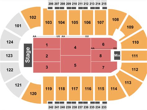 Santander Arena Reading Seating Chart