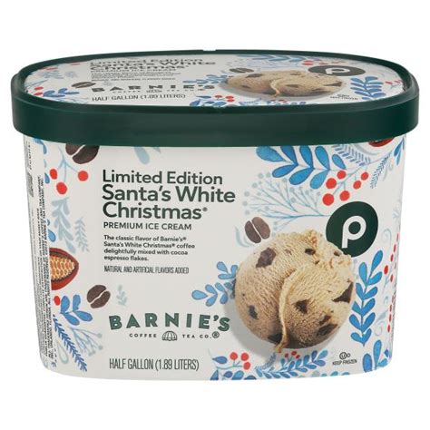 santas white christmas ice cream