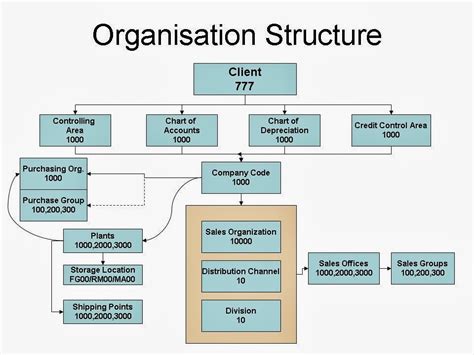 sap org structure diagram 