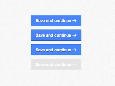 save and continue button ui, Continue button