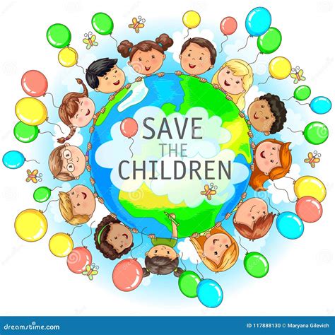 save child cartoon, Save childhood