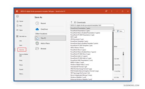 save ppt without video, 