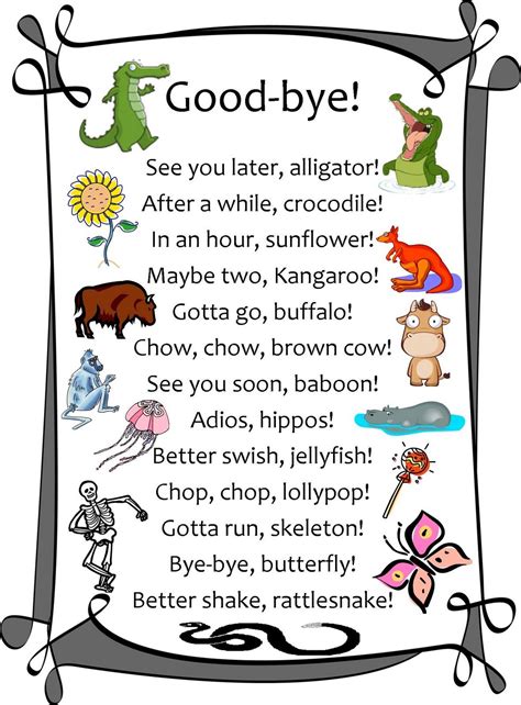 saying goodbye