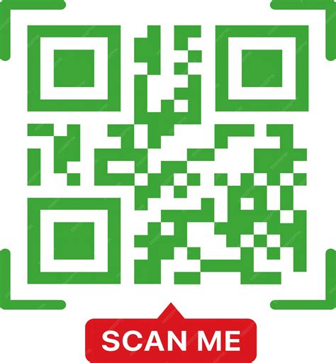 scan me qr code symbol, Scan me concept. qr code icon in square frame with pointing arrow