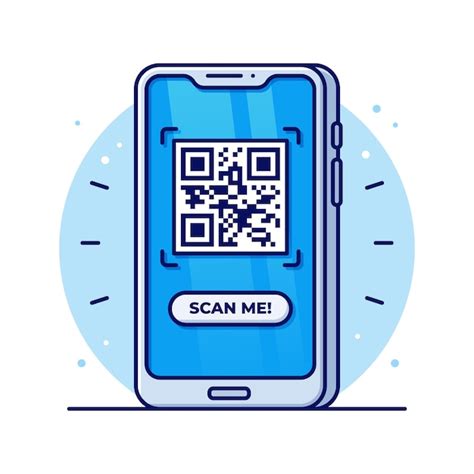 scan my qr code cartoon, Qr code cartoon