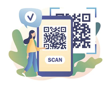scan qr code cartoon, Qr code cartoon