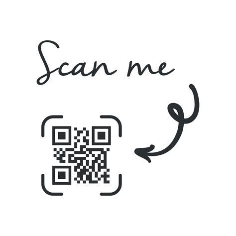 scan qr code clip art words, Scan me icon with qr code. inscription scan me. qr code label. 37020668