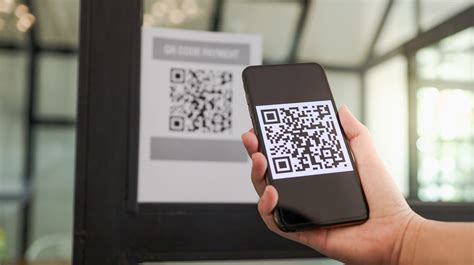 scan qr code hand and phone, Hand using mobile smart phone scan qr code. qr code scan for payment or