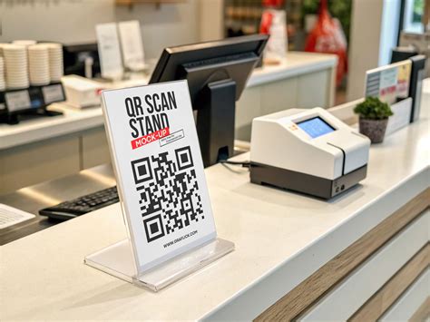 scan qr code sign for a desk, Custom qr code sign design, scan qr code template,, 41% off