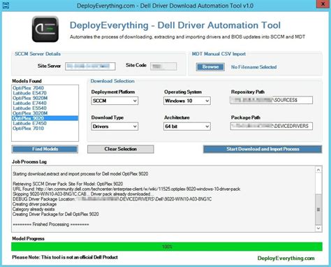 sccm dell intel wifi driver application, Best guide for dell driver management using sccm htmd blog