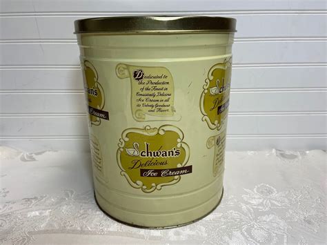 schwans ice cream tin