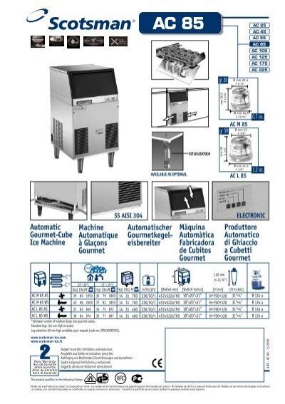 scotsman ac 85