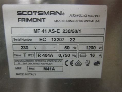 scotsman mf41