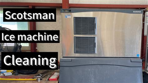 scotsman prodigy ice machine cleaning