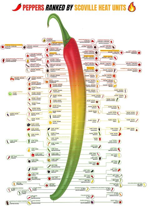 Scoville Pepper Chart