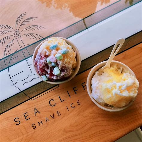 sea cliff shaved ice