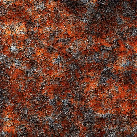 seamless burnt rusty background, Seamless rust texture as rusted metal background stock photo