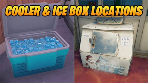 search ice machines or coolers fortnite