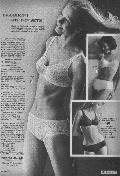 Sears Catalog Bra Section