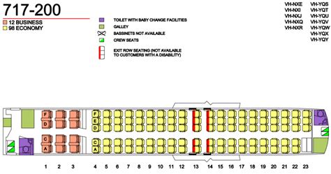 Seating Chart Boeing 717 200