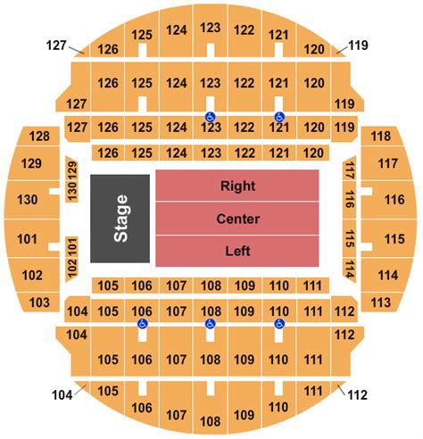 Seating Chart Bojangles Coliseum