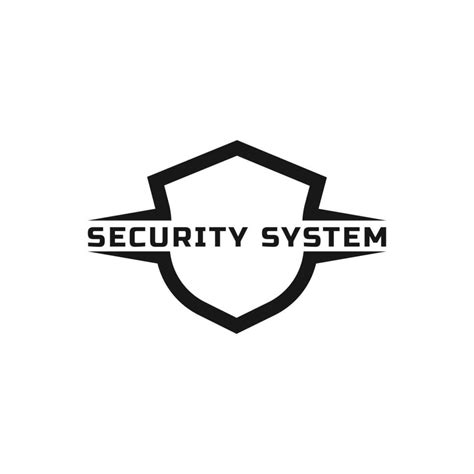 self-care security system logo, Premium vector