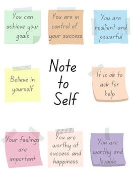 senaste Note to Self