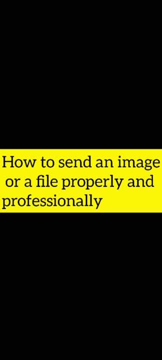 send file properly, Send a file