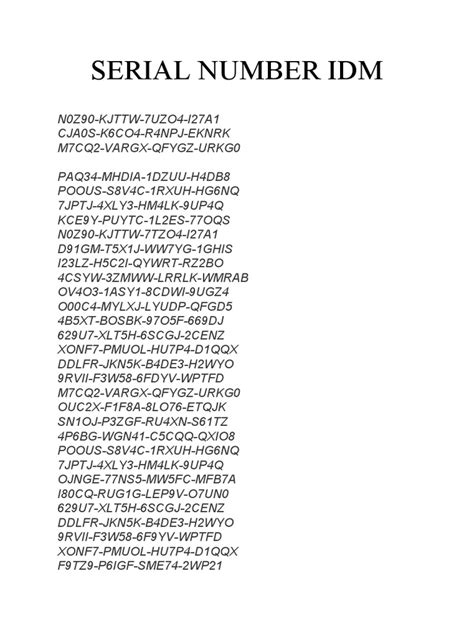 serial number idm work, Feb 2024 ᐈ idm 6.42 serial number for lifetime free