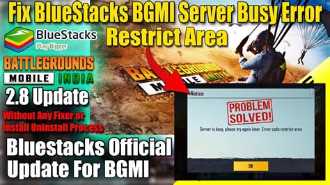server is busy error code restrict area bgmi, Bgmi restrict battlegrounds emulator players. Bgmi: how to fix 'server is busy' error in battlegrounds mobile india