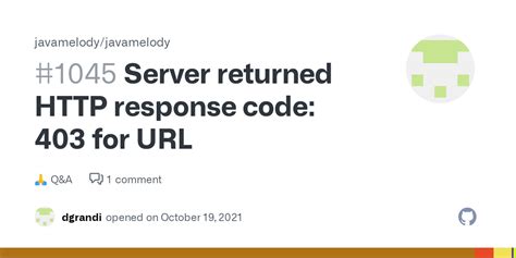 server returned http response code: 403, Different infidigit which. What are http status codes
