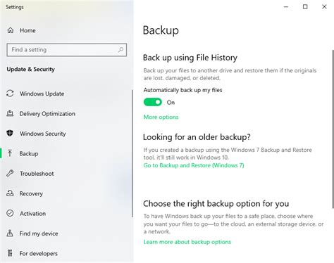 settings backup and restore, How to backup your pc automatically on windows 10. Backup restore manage schedule windowscentral