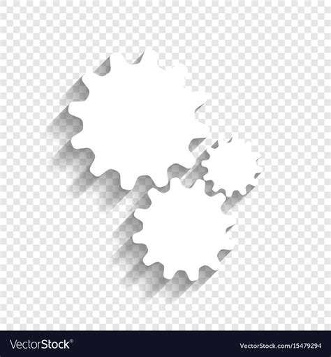 settings icon white svg, Settings icon vector white