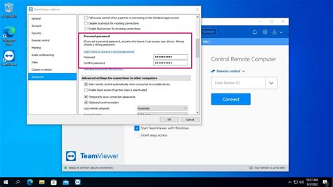 setup static password on teamviewer, How to set a permanent password on free version 15.23.9 — teamviewer